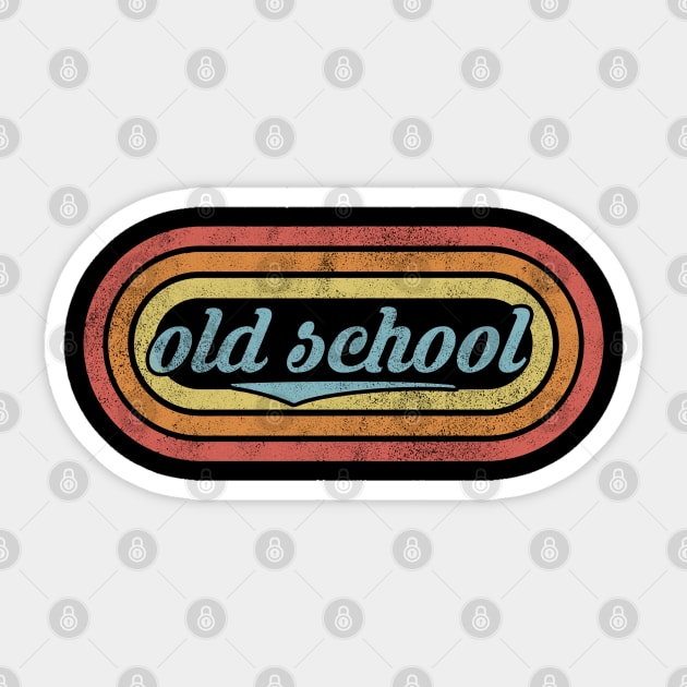 Old School Sticker by Andreeastore  